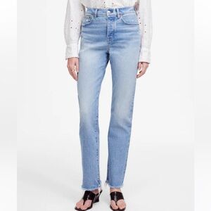 Madewell Light Blue Straight Leg Jeans